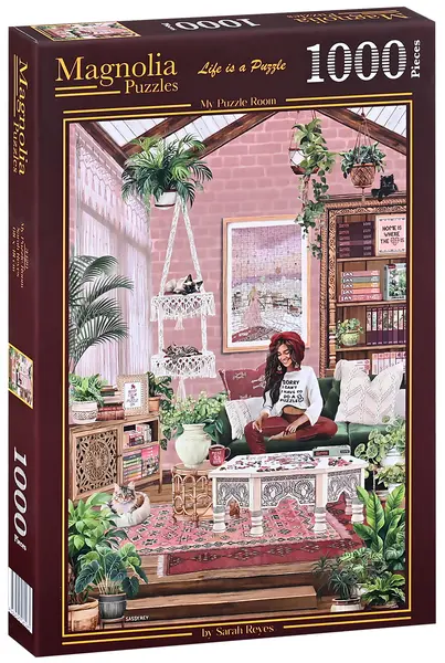 Puzzle Magnolia din 1000 piese - Camera mea de puzzle-uri