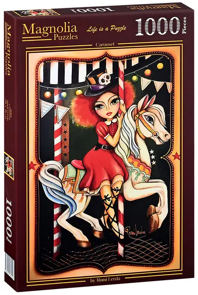 Puzzle Magnolia din 1000 piese - Carusel