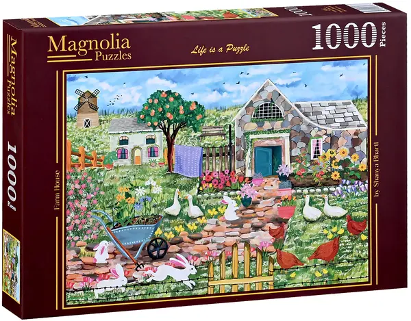 Puzzle Magnolia din 1000 piese - Casă de fermă