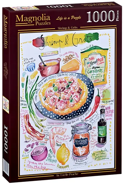 Puzzle Magnolia din 1000 piese - Creveți delicioși