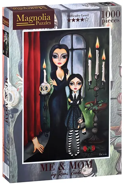Puzzle Magnolia din 1000 piese - Eu și mama