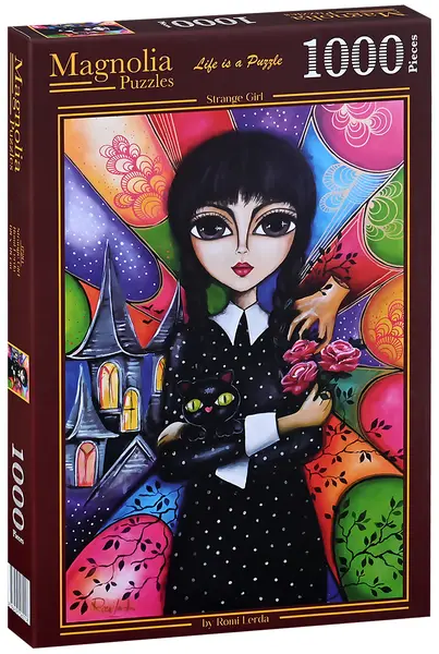 Puzzle Magnolia din 1000 piese - Fată ciudată