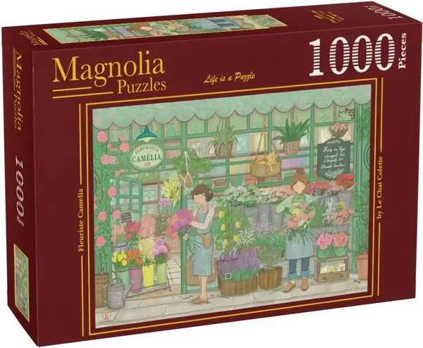 Puzzle Magnolia din 1000 piese - Florărie