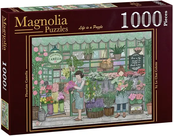 Puzzle Magnolia din 1000 piese - Florărie