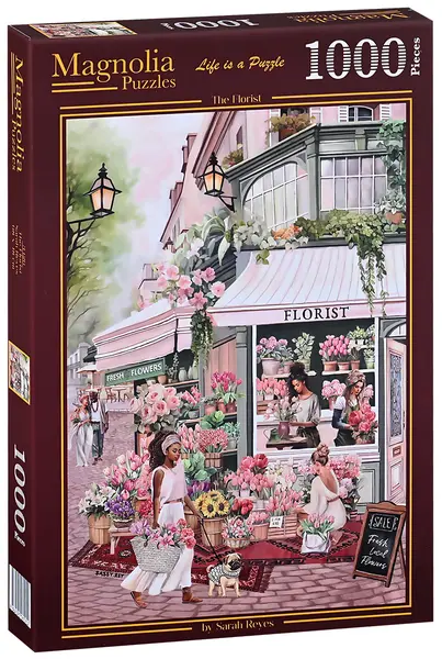 Puzzle Magnolia din 1000 piese - Florărie