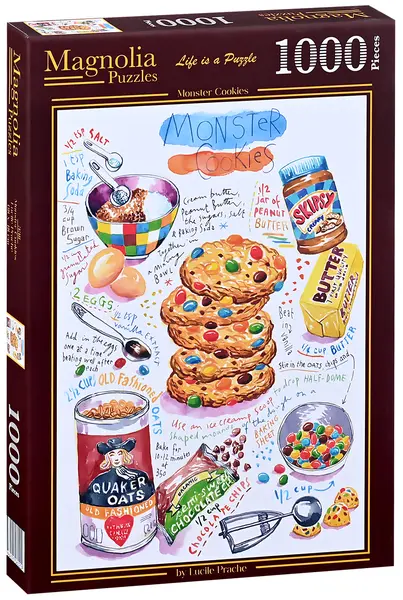 Puzzle Magnolia din 1000 piese - Fursecuri delicioase