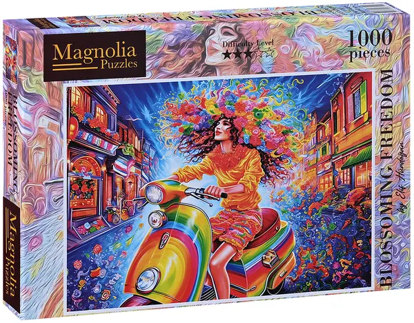 Puzzle Magnolia din 1000 piese - În perioada de glorie a libertății