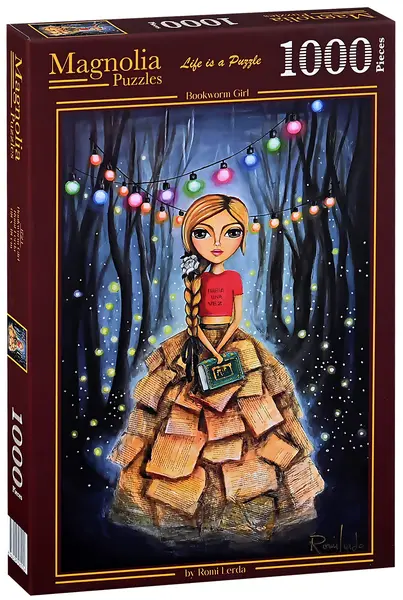 Puzzle Magnolia din 1000 piese - Îndrăgostit de cărți