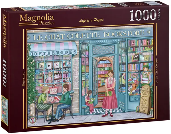 Puzzle Magnolia din 1000 piese - Librărie