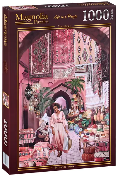 Puzzle Magnolia din 1000 piese - Marrakech