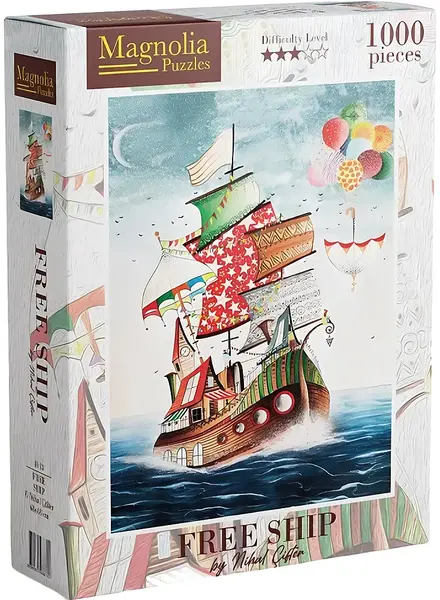 Puzzle Magnolia din 1000 piese - Navă gratuită