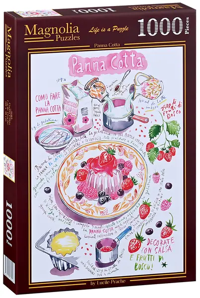 Puzzle Magnolia din 1000 piese - Panacotta