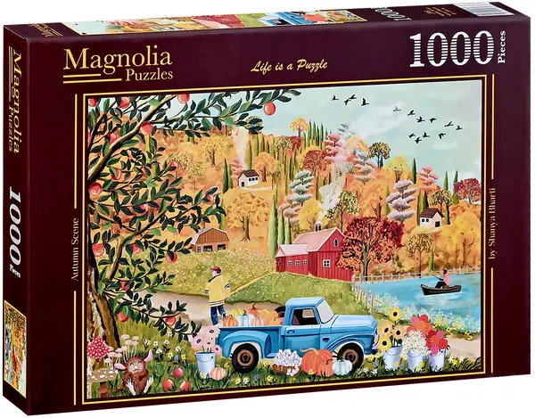 Puzzle Magnolia din 1000 piese - Scenă de toamnă