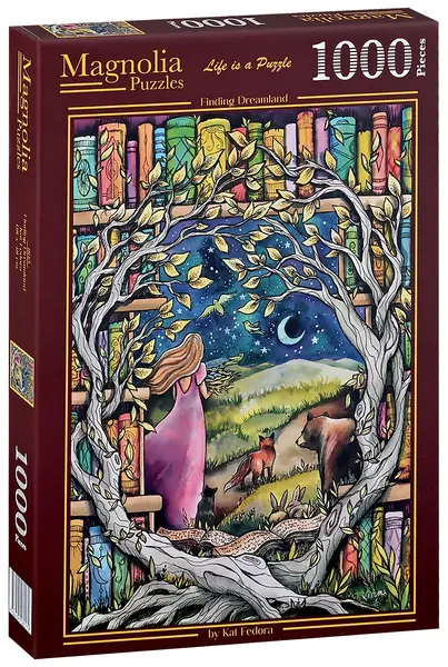 Puzzle Magnolia din 1000 piese - Țara viselor