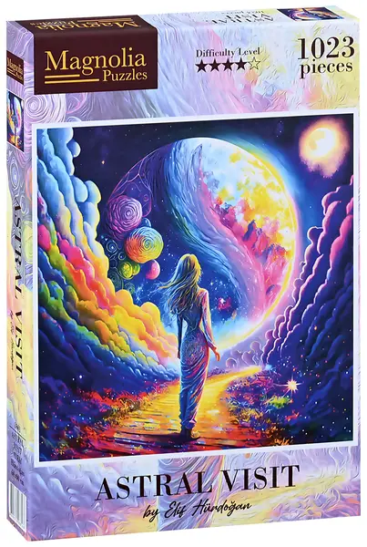 Puzzle Magnolia din 1023 piese - Călătorii astrale