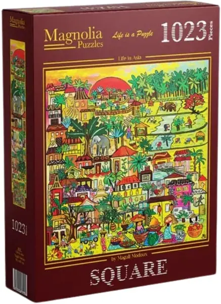 Puzzle Magnolia din 1023 piese - Viața în Asia