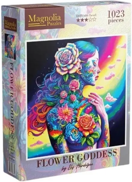Puzzle Magnolia din 1023 piese - Zeița Florilor