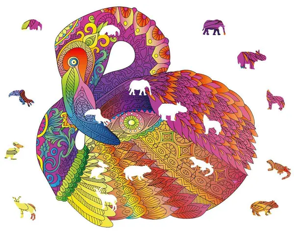 Puzzle - Mandala - The Flamingo | Logica Giochi