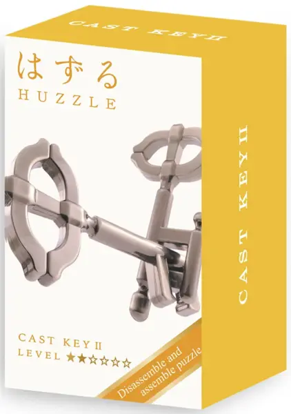 Puzzle mecanic - Mini Huzzle Key II - Silver | Hanayama