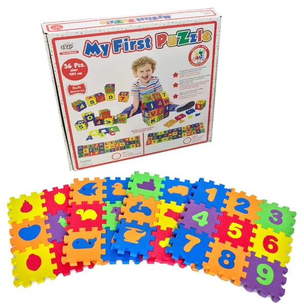 Puzzle moale Akar - Cuburi, 24 de piese