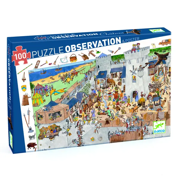 Puzzle observatie Djeco Fortareata