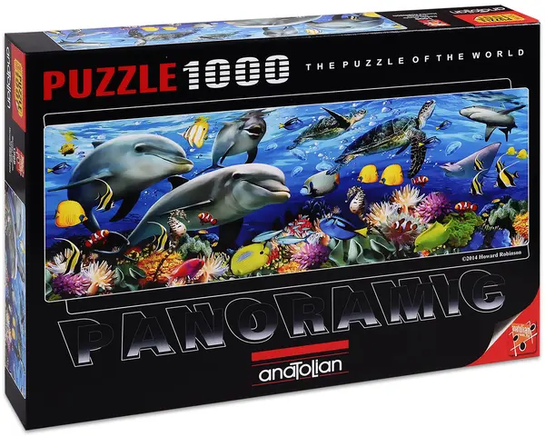Puzzle panoramic Anatolian din 1000 de piese - Sub apa, Howard Robinson