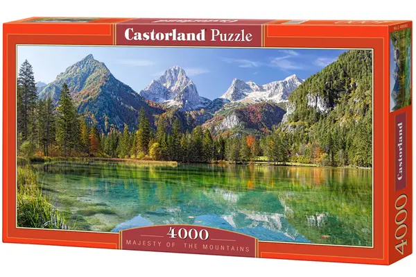 Puzzle panoramic Castorland din 4000 de piese - Maretia muntilor