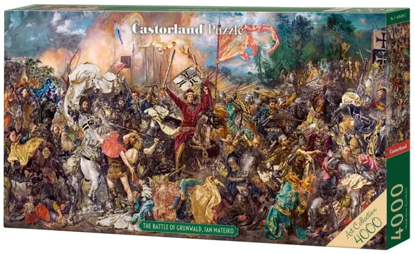 Puzzle panoramic Castorland din 4000 piese - Bătălia de la Grunwald, Jan Matejko