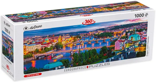 Puzzle panoramic Eurographics din 1000 de piese - Praga, Cehia