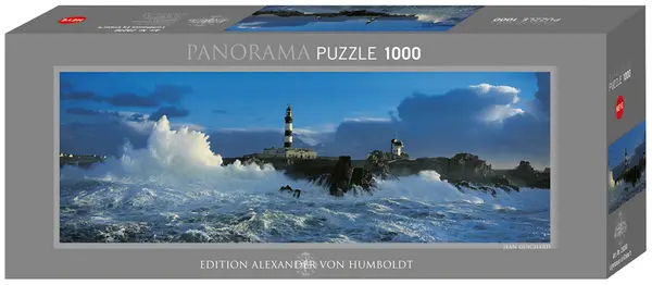 Puzzle panoramic Heye din 1000 de piese - Farul in furtuna, Alexander von Humboldt