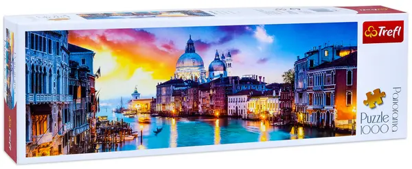 Puzzle panoramic Trefl din 1000 de piese - Canal Grande, Venetia
