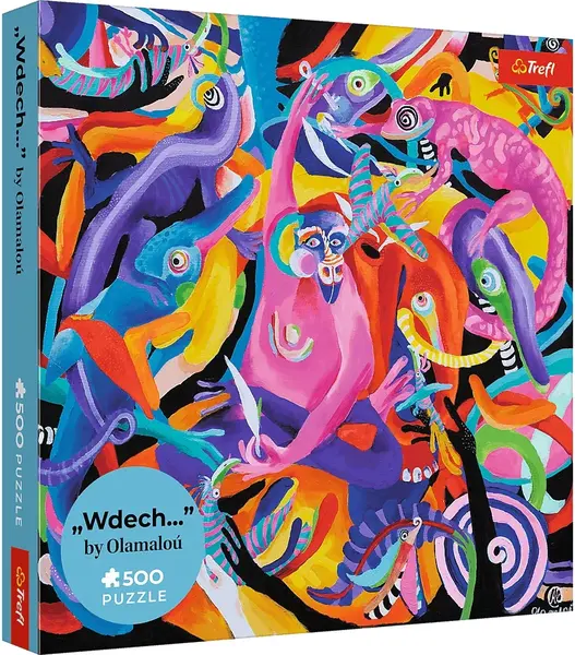 Puzzle pătrat Trefl 500 de piese - Inhalație