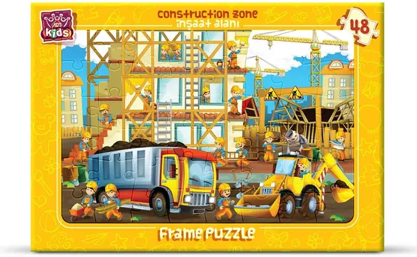Puzzle pentru copii Art Puzzle din 48 de piese - Zona de constructii