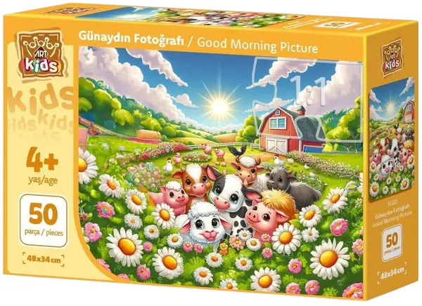 Puzzle pentru copii Art Puzzle din 50 piese XXL - Zâmbete de dimineață