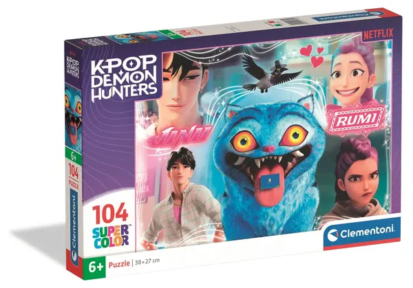 Puzzle pentru copii Clementoni de 104 piese - K-Pop Demon Hunters (varianta 3)