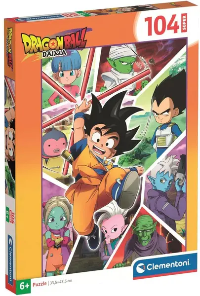 Puzzle pentru copii Clementoni din 104 piese - Personajele din Dragon Ball Daima, opțiunea 3