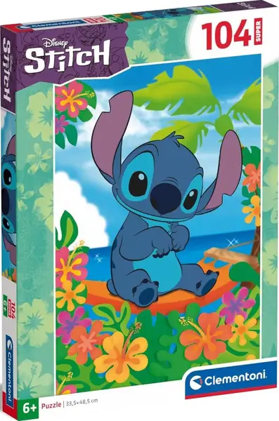 Puzzle pentru copii Clementoni din 104 piese - Stitch (varianta 3)
