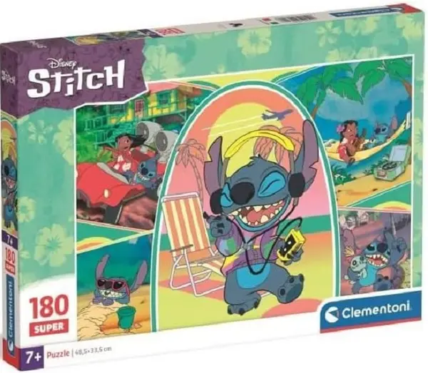 Puzzle pentru copii Clementoni din 180 piese - Stitch