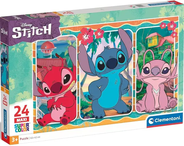 Puzzle pentru copii Clementoni din 24 piese - Stitch