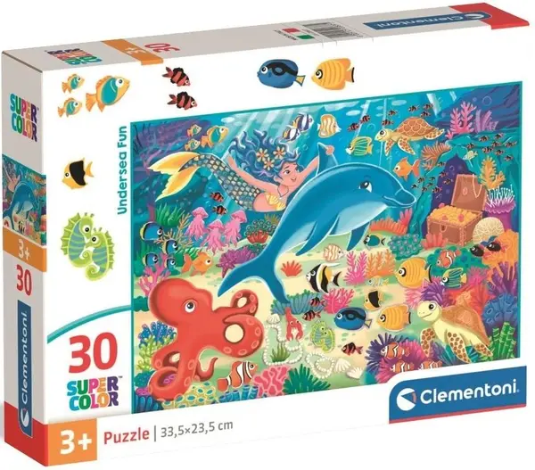 Puzzle pentru copii Clementoni din 30 piese - Distracție subacvatică