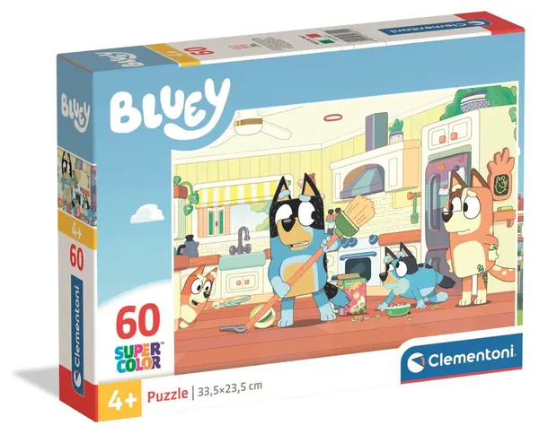 Puzzle pentru copii Clementoni din 60 piese - Bluey