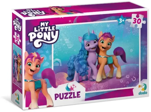 Puzzle pentru copii DoDo din 30 piese - Micul meu ponei: Izzy și Sunny