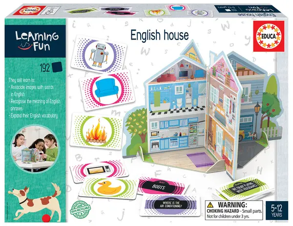 Puzzle pentru copii Educa din 192 de piese - Casă englezeasca