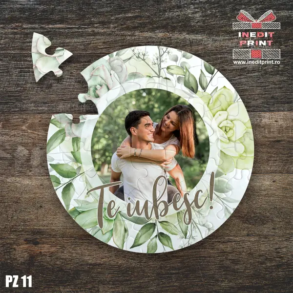 Puzzle personalizat Te iubesc! PZ11