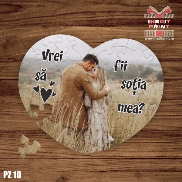 Puzzle personalizat Vrei sa fii sotia mea? PZ10