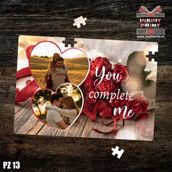 Puzzle personalizat You complete me PZ13