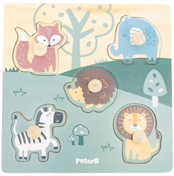 Puzzle plat Viga RolarB - Animale sălbatice