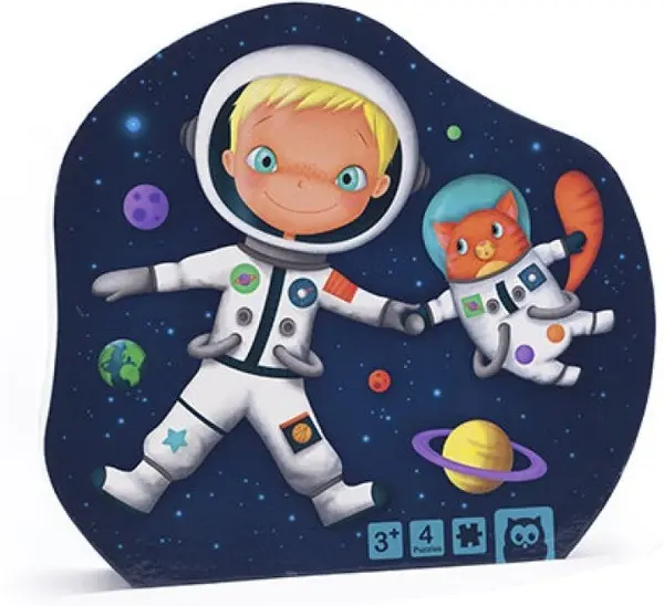 Puzzle progresiv pentru copii 4 in 1 - Eurekakids - Cosmos