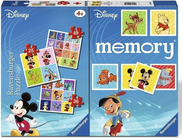 Puzzle Ravensburger 4 în 1 - Disney