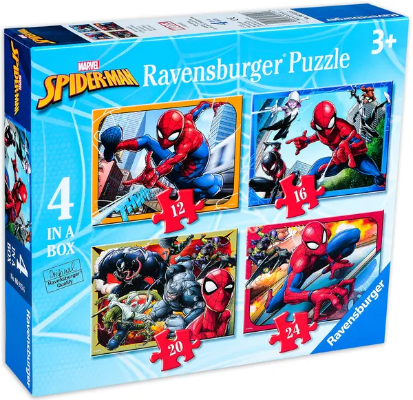 Puzzle Ravensburger 4 in 1 - Spiderman